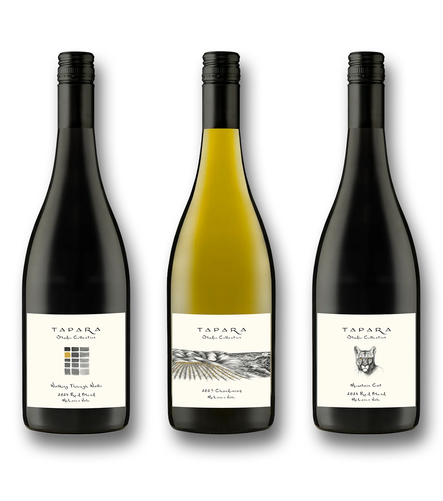 Tapara Wine bottles