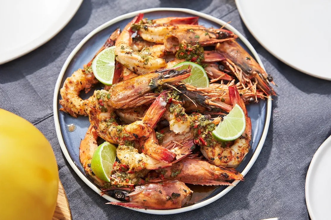 Grilled Prawns with Citrus Marinade